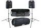 Peavey Escort 6000 Escort 6000 Set mit Passiven Sprecher PA 600W mit Woofer 10" 45x45x101.6cm.