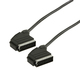 Valueline Cable Scart male - Scart male 1.5m Black SCART 03LC-1.5 SCART 03LC/1.5
