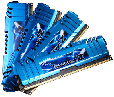 G.Skill 32GB DDR3 RAM mit 4 Modulen (4x8GB) und Geschwindigkeit 2400 für Schreibtisch