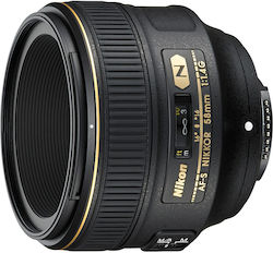 Nikon Full Frame Φωτογραφικός Φακός AF-S Nikkor f/1.4G Σταθερός για Nikon F Mount Black