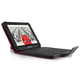 Modecom MC-TKC08 Flip Cover mit Tastatur Englisch US Schwarz (Universell 7-8 Zoll)
