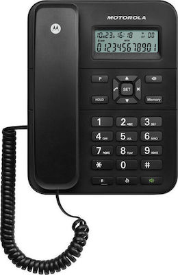 Motorola CT202 Ενσύρματο Τηλέφωνο Γραφείου Μαύρο