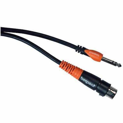 Bespeco SLSF450 Kabel XLR-Buchse - 6,3mm Stecker Schwarz 4.5m (SLSF450)