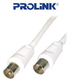 Prolink Kabelantenne Koax-Stecker - Koax-Buchse (PL252GW-0500)