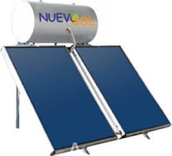 Nuevosol Ηλιακός Θερμοσίφωνας 160 λίτρων Glass Διπλής Ενέργειας με 3τ.μ. Συλλέκτη
