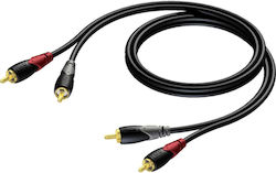 Procab CLA800/5 RCA Мъжки - RCA Мъжки 5м Procab CLA800/5 RCA Мъжки - RCA Мъжки 5м
