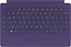 Microsoft Type Cover 2 Wireless Keyboard with Touchpad for Tablet English US Purple