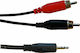 Proel Καλώδιο Ήχου 3.5mm male - RCA male Μαύρο 1.8m BULK540LU18