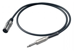 Proel Instrument Cable XLR male - 6.3mm male 3m (BULK220LU3)