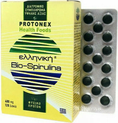 Protonex Hellenic Bio-spirulina Spirulina 120 Registerkarten