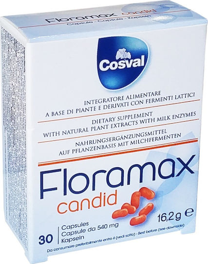 Cosval Floramax Candid Probiotics 30 caps