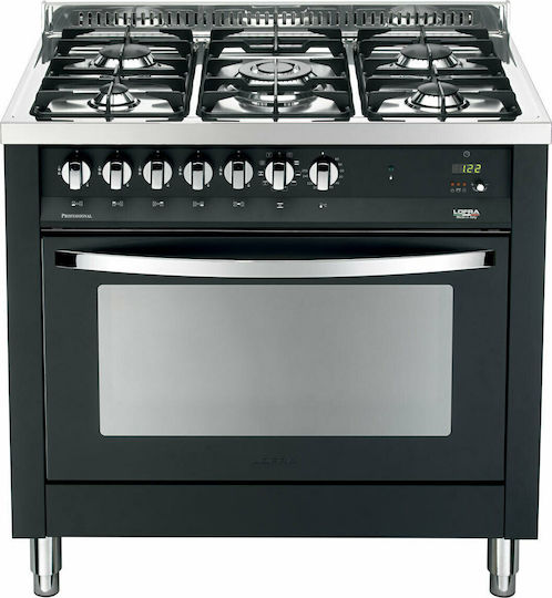 Lofra 90 P NM G96MFT/C Aragaz 94lt cu Plite pe Gaz Lichefiat L90cm. Black