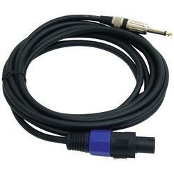 Speaker Cable Speakon male - 6.3mm male 5m