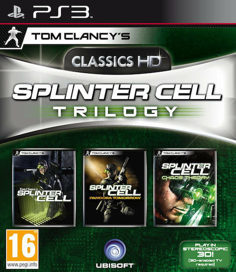 Tom Clancys Splinter Cell Trilogy HD PS3 Game (Used)