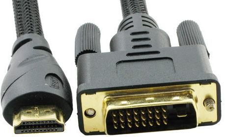 3m DVI-D male to HDMI male Cable Black ()