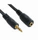 Prolink Cablu Audio 3,5 mm Male - 3,5 mm Feminin Negru 0,5 m PB106-0050