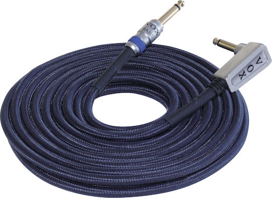 Vox VBC-19BL Cable 6.3mm male - 6.3mm male 6m Blue (VBC-19BL)