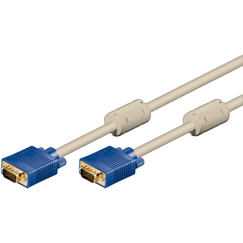 Goobay Monitor Cable VGA 15pin D-Sub male - VGA 15pin D-Sub male 10m ...