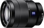 Sony Пълен кадър Камерен Обектив Vario-Tessar T* E 24-70 mm f/4 ZA OSS Стандартно увеличение за Sony E Монтаж Черен