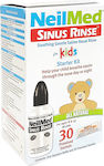 NeilMed Sinus Rinse Kids Starter Kit Sistem de spălare nazală pentru copii 30buc