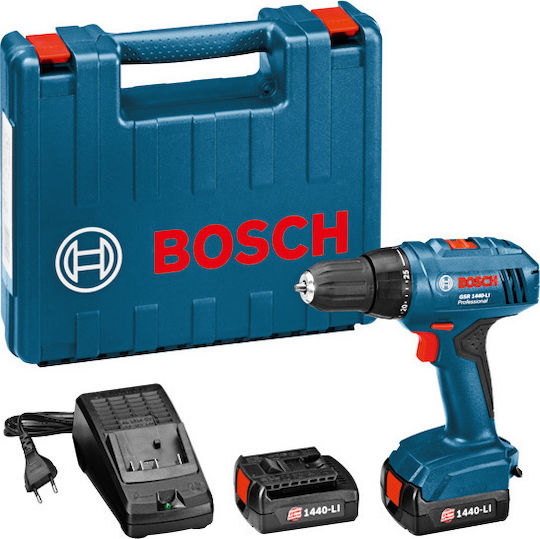Bosch GSR 1440-LI Mașină De Găurit Cu Baterie 14.4V 2x1.5Ah