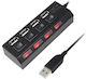 LogiLink Hub 4 Porturi USB 2.0 Cu Conectare USB-A