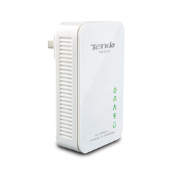 Tenda PW201A Powerline für kabellose Verbindung Wi‑Fi 4 und Anschluss Ethernet