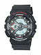 Casio G-Shock Αναλογικό/Ψηφιακό Ανδρικό Ρολόι 51.2mm Χρονογράφος Μπαταρίας με Μαύρο Καουτσούκ Λουράκι