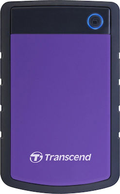 Transcend StoreJet 25H3P USB 3.0 Εξωτερικός HDD 2TB 2.5" Μαύρο