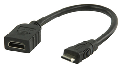 Valueline VLVP 34590 B02 Mini HDMI Masculin În HDMI Feminin