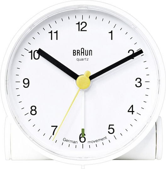Braun Επιτραπέζιο Ρολόι με Ξυπνητήρι BNC001WH Braun Επιτραπέζιο Ρολόι με Ξυπνητήρι BNC001WH
