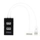 Hub 2 Θυρών USB 2.0 με σύνδεση USB-A