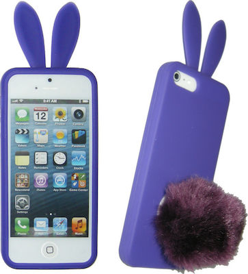 Volte-Tel Coperta din spate Silicon Violet (iPhone 5/5s/SE) 8110351