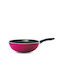 Fissler Nizza Pan aus Aluminium mit Antihaftbeschichtung Fuchsia 24cm