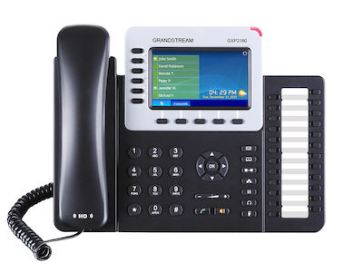 Grandstream GXP2160 Wired IP Phone with 6 Lines Black