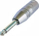 Neutrik NA2MP Конвертор 6.3mm мъжки към XLR мъжки Сребрист 1бр