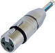Neutrik NA2FP Converter 6.3mm male to XLR female Silver 1pcs