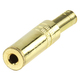 Valueline Stecker 3,5 mm Klinke weiblich Gold (JC-131)