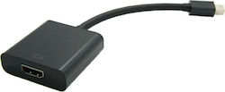 Roline 12.99.3129 mini DisplayPort male σε HDMI female