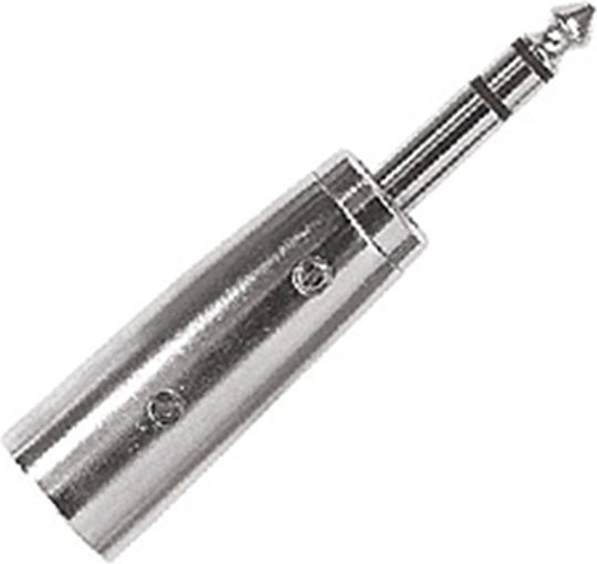 Proel AT305 Converter 6.3mm male to XLR male Silver 1pcs