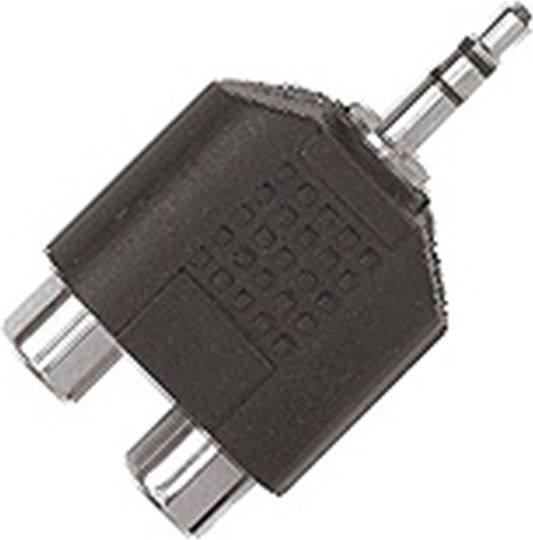 Proel AT128 Convertor 3.5mm Masculin în RCA 2x Femelă 1 Bucată