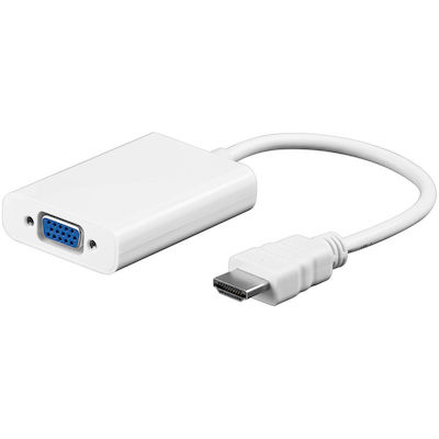 Goobay Konverter HDMI männlich zu VGA weiblich Weiß (51758)