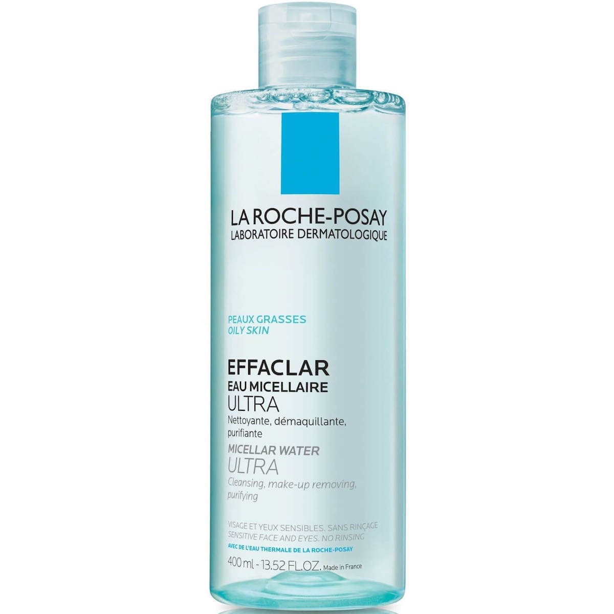 La Roche Posay Effaclar Ultra Micellar Water Αφαίρεσης Μακιγιάζ Προσώπου για Ακνεϊκές Επιδερμίδες 400ml