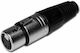 Audiophony XFK-105 Βύσμα XLR female Ασημί 6588