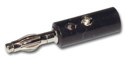 Audiophony BANA100/NO Stecker Banane männlich Schwarz (H1653)