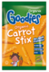 Organix Stix with Καρότο Flavour Sugar Free 15gr for 12+ months