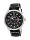 Citizen Ανδρικό Ρολόι 45mm Eco - Drive με Μαύρο Δερμάτινο Λουράκι
