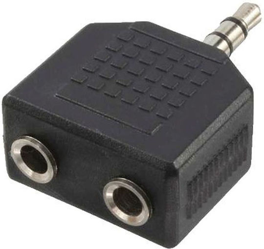 LogiLink CA1002 Μετατροπέας 3.5mm male σε 3.5mm female 1τμχ