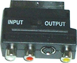 X-treme CR-316 Scart Мъжки в RCA / S-Video Женски X-treme CR-316 Scart Мъжки в RCA / S-Video Женски