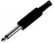 Ultimax AP1008 Stecker 6,3mm Klinke Stereo männlich Schwarz (AP1008)
